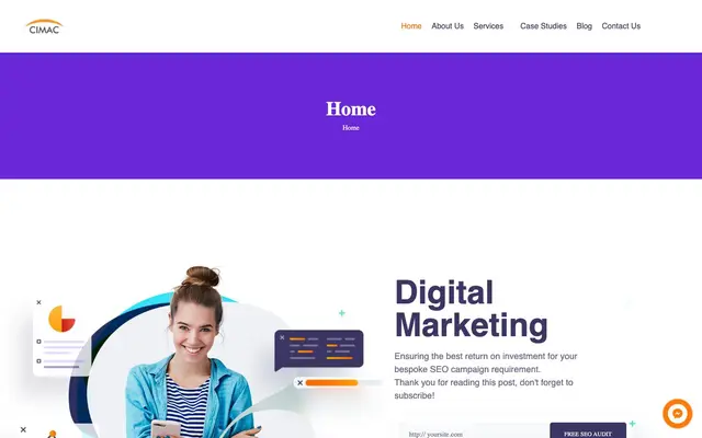 CIMAC Marketing website