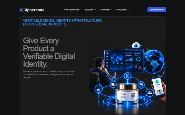 Ciphercode Tech. Solutions Pvt. Ltd. website