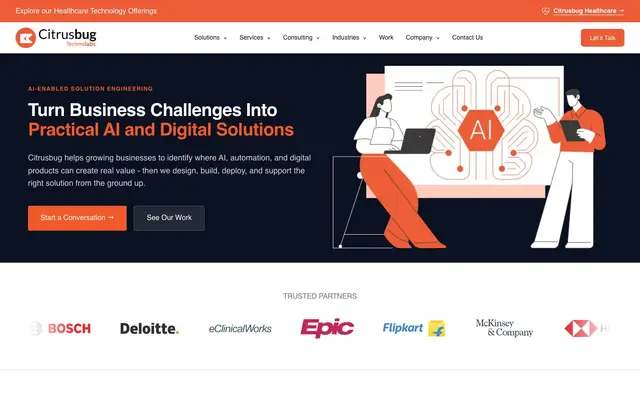 Citrusbug Technolabs website