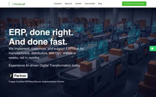 CitrusLeaf Software website