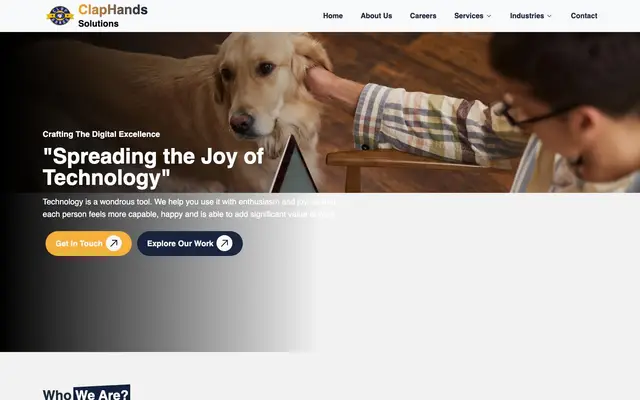 Clap Hands website