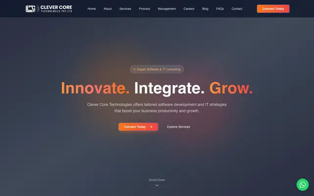 Clever Core Technologies Private Limited website