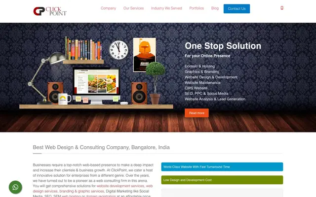 ClickPoint Solution website