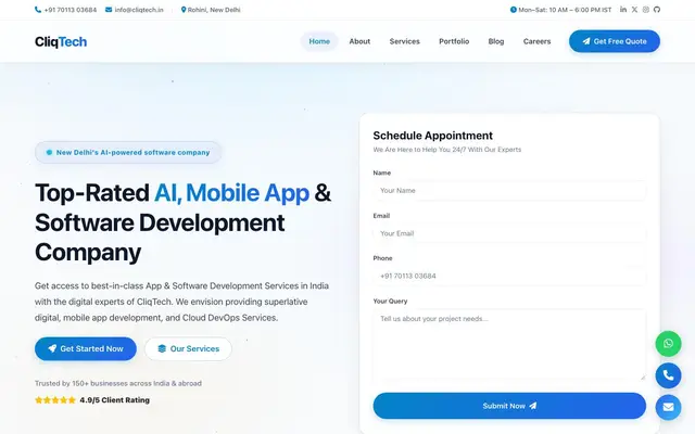 Cliqtech | Website Development & Digital Marketing website