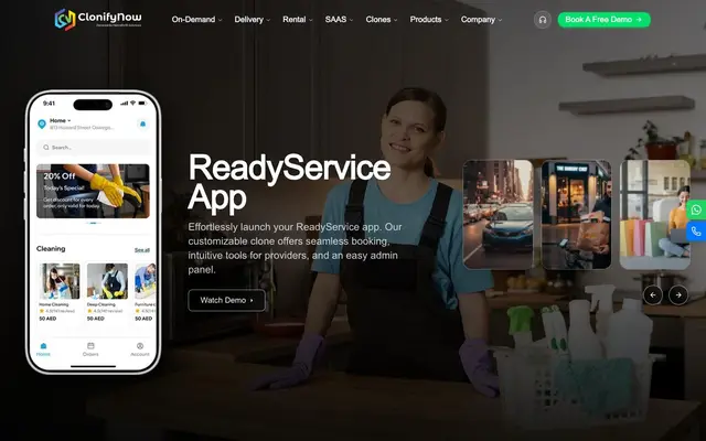 ClonifyNow- Clone App Development Company website