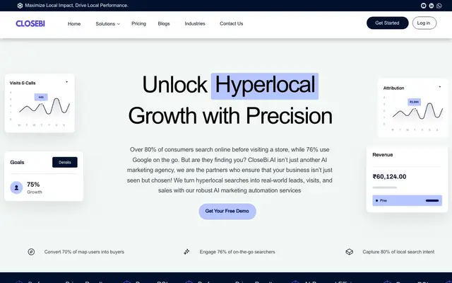 Closebi - A Product of Hyperready Technologies website