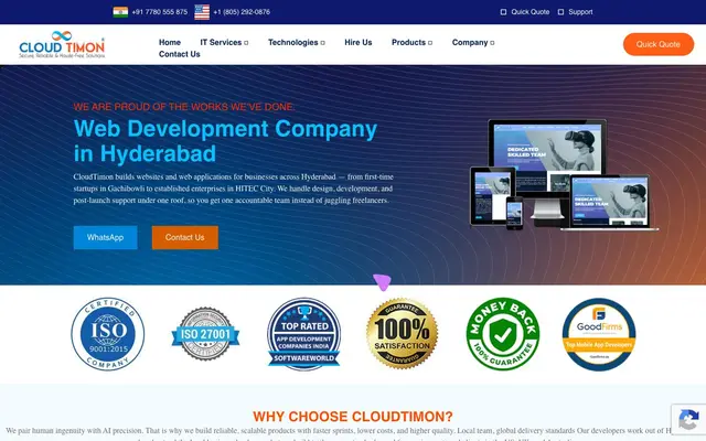 CLOUDTIMON PRIVATE LIMITED website