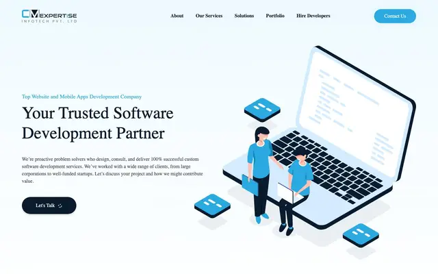 CMExpertise Infotech Pvt. Ltd. website