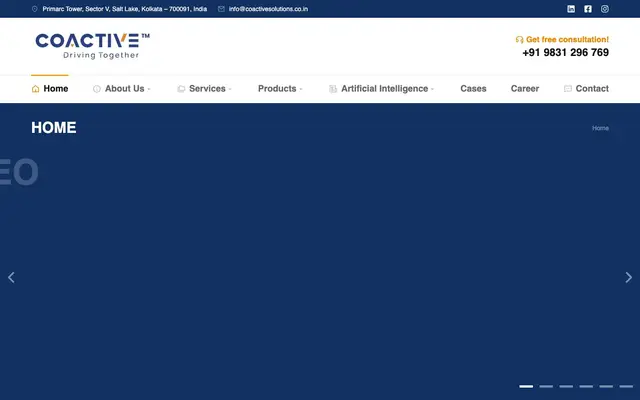 Coactive IT Solutions Private Limited website