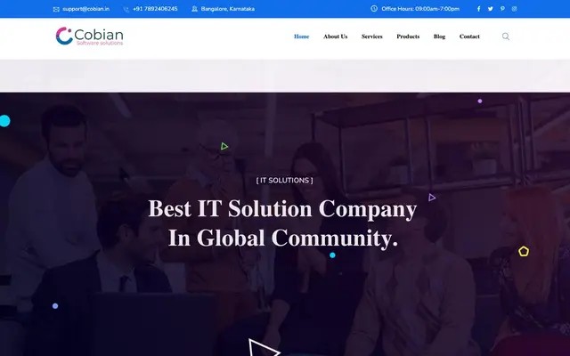 Cobian Software Solutions Pvt ltd. website