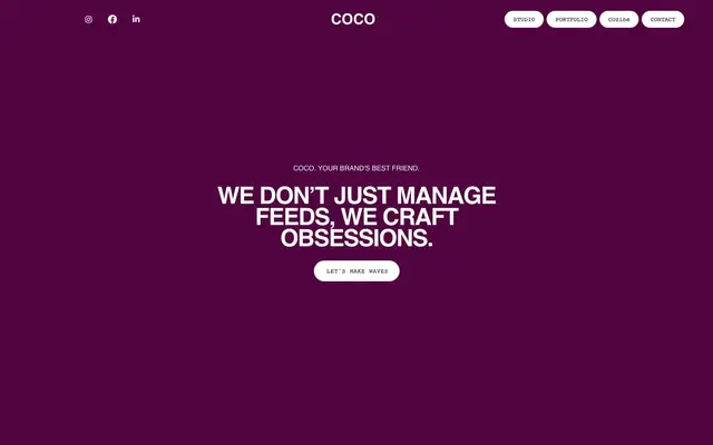 COCO PROJECTS website