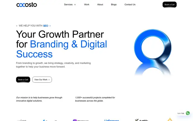 Cocosto UX Design Studio website