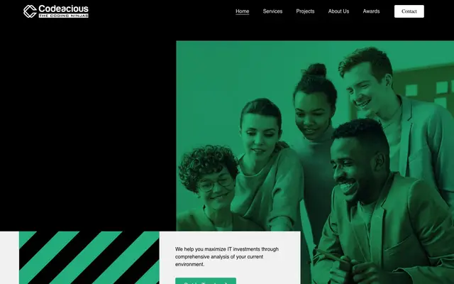 Codeacious Technologies Pvt. Ltd. website