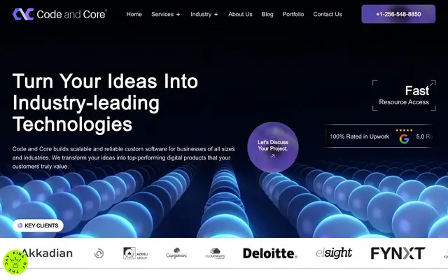 Code and core Tech LLP website