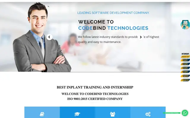 CodeBind Technologies website
