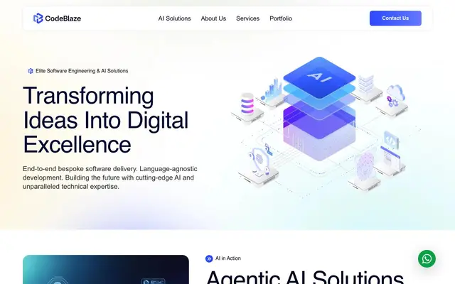 CodeBlaze website