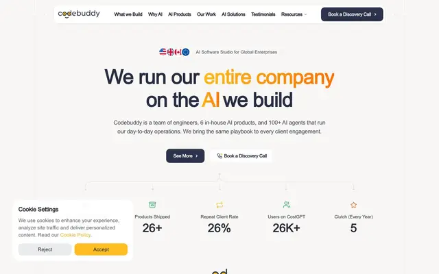 Codebuddy Private Limited website