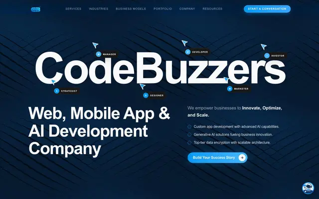 CODEBUZZERS TECHNOLOGIES website