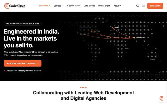 Code Clinic Pvt Ltd website