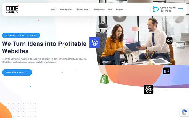 CODE CORNERS ITSOLUTIONS PRIVATE LIMITED website