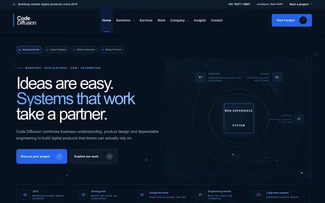 Code Diffusion website