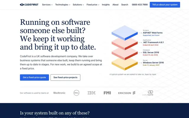 CodeFirst website