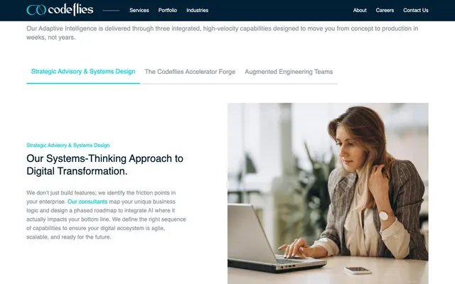 Codeflies Technologies Pvt. Ltd website