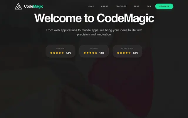 CodeMagic Software Solutions Pvt.Ltd website