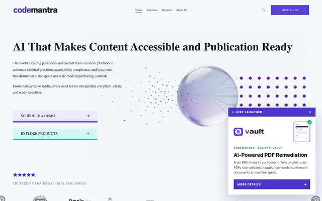 Codemantra Pvt Ltd website