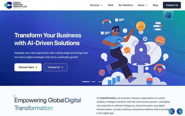 Codencreative Tech Pvt Ltd – Jaipur Office. website