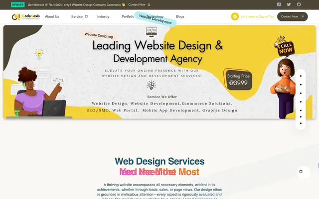 CodeNexis website