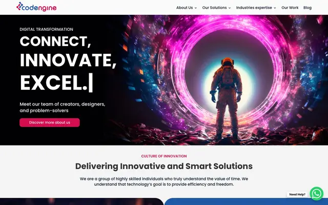 CodeNgine Technologies Pvt. Ltd. website