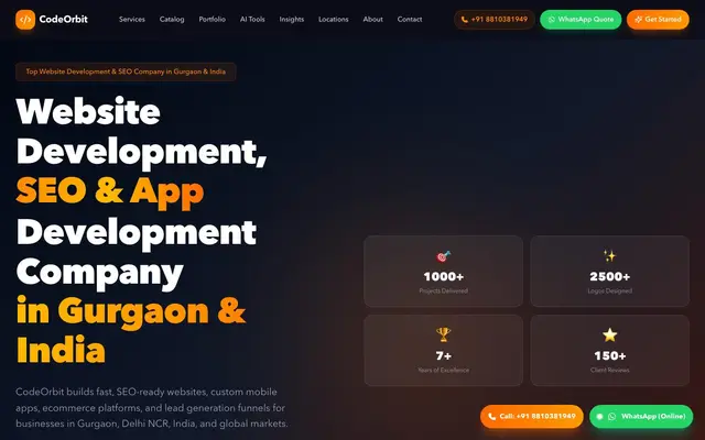 codeorbit.cloud website