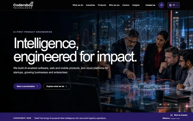 Codersbay Technologies website