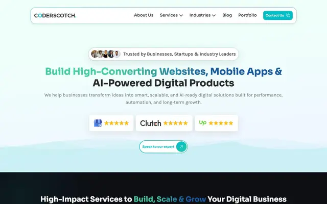 Coder Scotch Technologies website