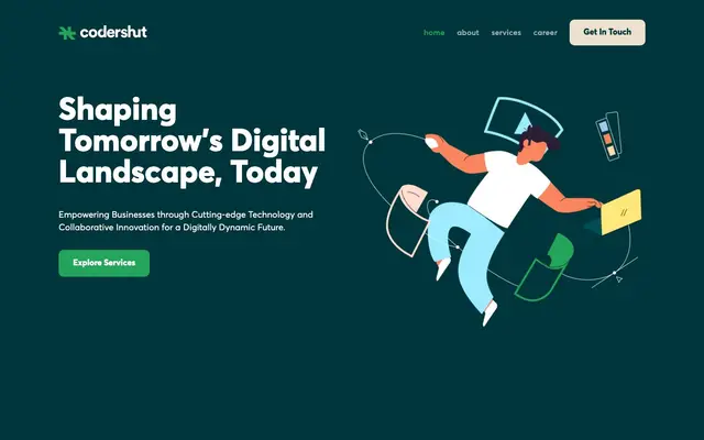 Codershut website