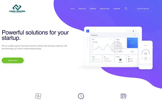 CodersnDesigners website
