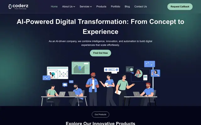 Coderz Vision Technology LLP website