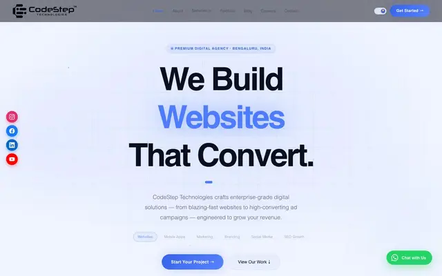 Codestep Technologies | Web Designing & Website Development Company in Bangalore | Best Digital Marketing | SEO | Branding website