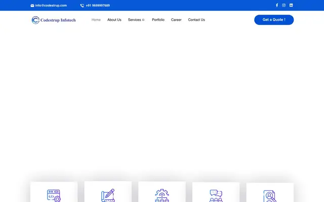 Codestrup Infotech Private Limited website