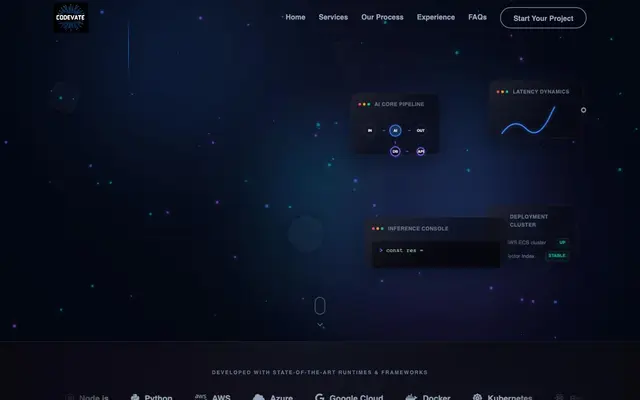 Codevate website