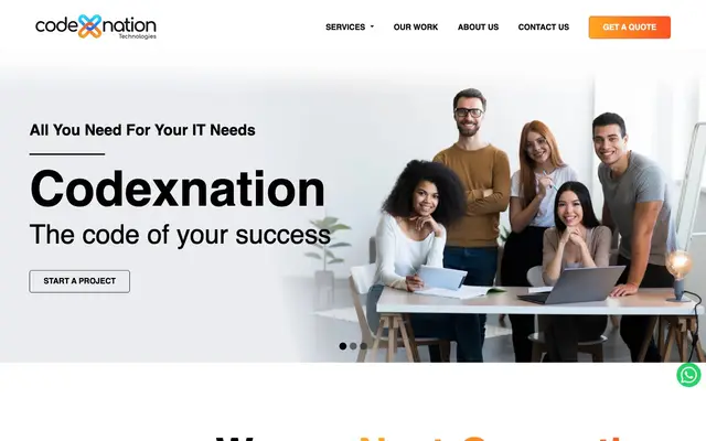 Codexnation Technologies LLP website