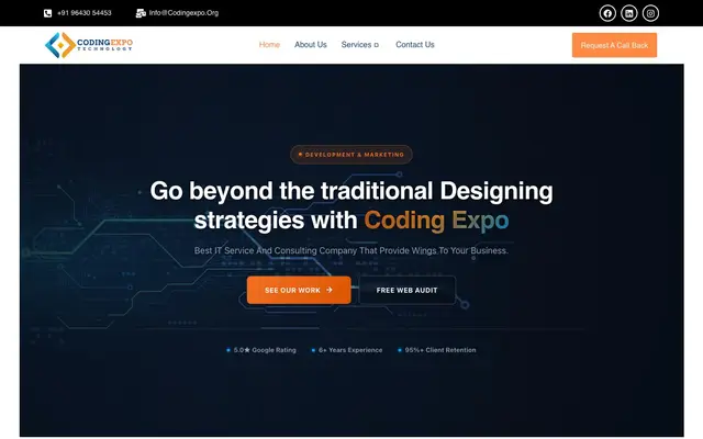 Coding Expo website