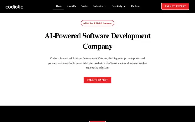 Codiotic Technologies PVT LTD website