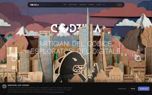 Codzilla Srl - Sviluppo App e Software website