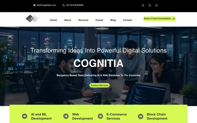 COGNITIA TECH SOLUTIONS PVT LTD website