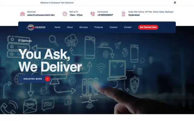 Colosseum Tech Solutions Private Limited website