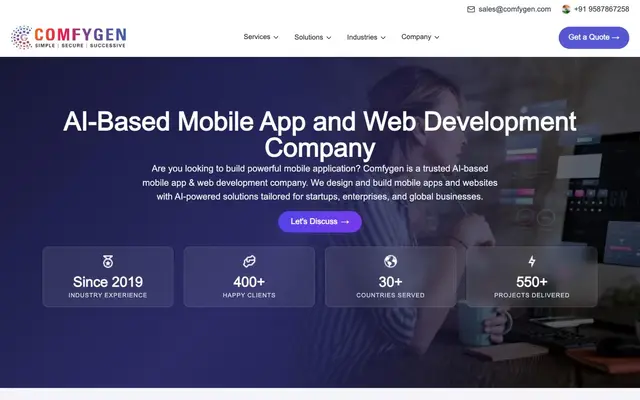 Comfygen Technologies website