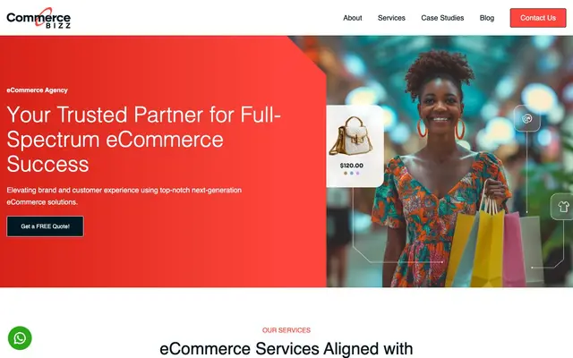 CommerceBizz website
