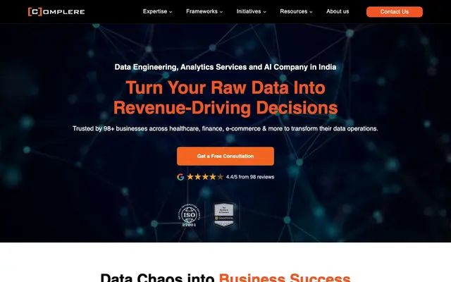 Complere Infosystem website